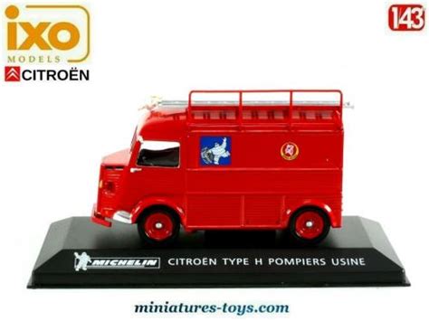 Le Citroën type H des pompiers de l usine Michelin par Ixo Models au 1