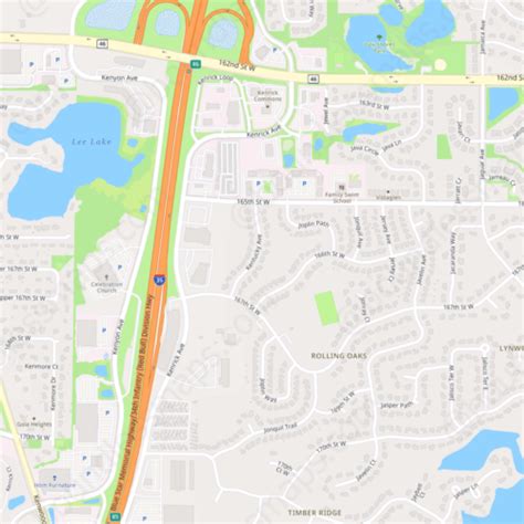 Lakeville Modern Atlas Vector Map Boundless Maps