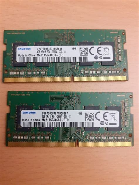 Samsung Ddr Ram X Gb V Mhz So Dimm Pin Kaufen Auf Ricardo