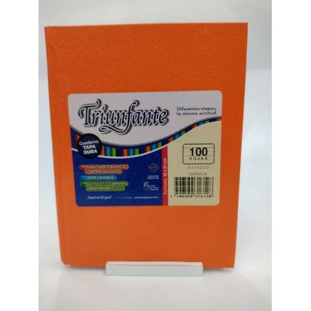 CUADERNO TRIUNFANTE X 100 HJS T DURA RAYADA N