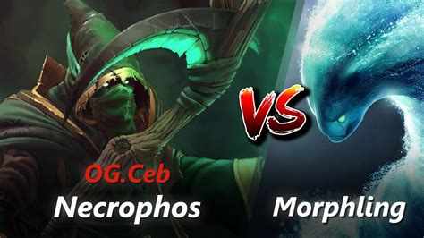 How To Necrophos Offlane Vs Morphling Keeper Of The Light Feat Ceb