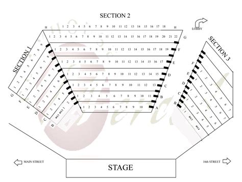 Seating Chart - Playhouse Merced