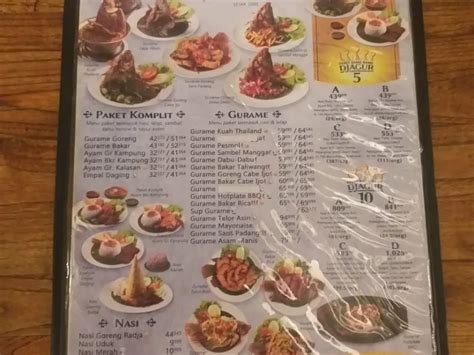 Banyaknya Menu Pilihan Ikan Gurame Di Rumah Makan Radja Gurame