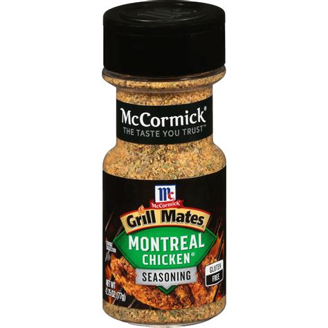 Mccormick Grill Mates Montreal Chicken Seasoning 275 Oz Walmart