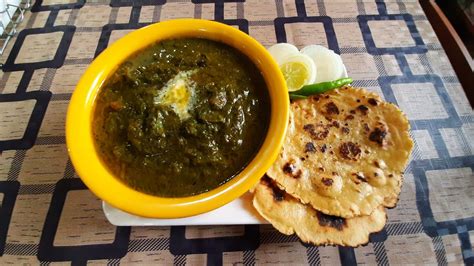 Recipe Of Punjabi Sarson Ka Saag Without Bathua Garlic Sarso Palak