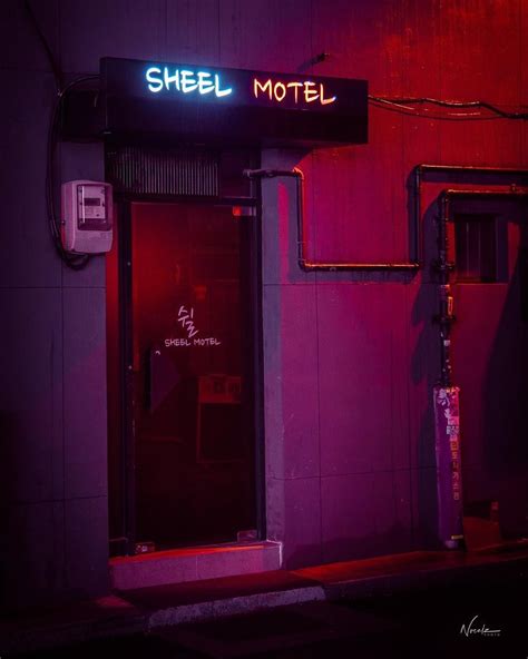 Neon Noir Photography In Korea Neon Noir Neon Aesthetic Street