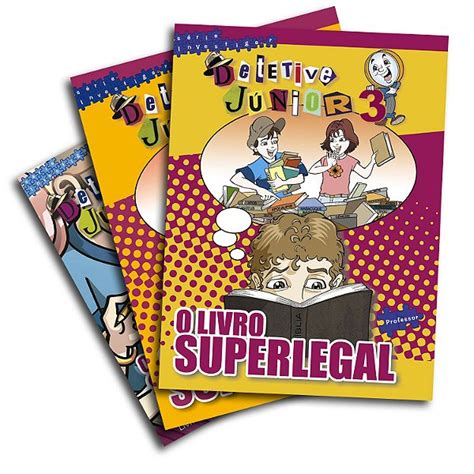 O Livro Superlegal Kit Professor Detetive J Nior Crist Evang Lica Vol