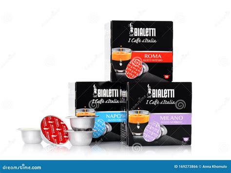 Packs Of Bialetti Coffee Capsules Editorial Photo Image Of Container