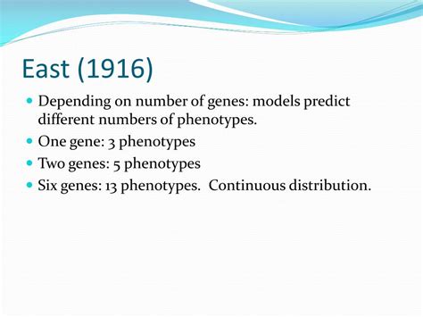 Ppt Chapter 9 Quantitative Genetics Powerpoint Presentation Free