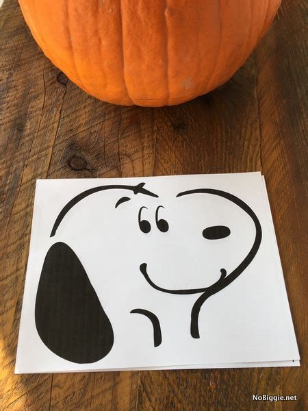 Snoopy Pumpkin Stencil Printable