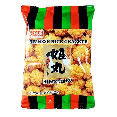 Amanoya Japanese Rice Cracker Himemaru 345oz Japanese Rice Crackers