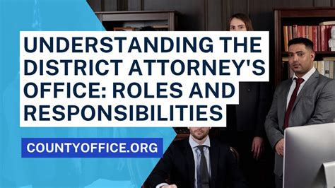 District Attorney S Office Roles And Responsibilities CountyOffice