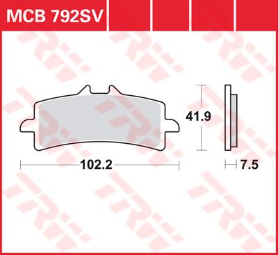 Trw Brake Pads Mcb Crq Hyper Carbon Trw Brake Pads And Brake Shoes