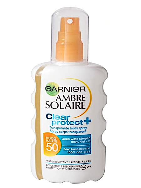 Garnier Ambre Solaire Clear Protect Spf Transparant Zonnespray