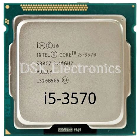 Intel Core I5 3570 I5 3570 3 4 Ghz Lga 1155 Quad Core Quad Thread