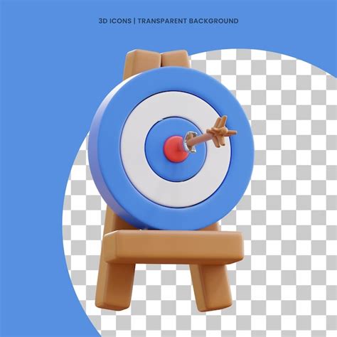 Premium Psd Archery Target Shoot Sport D Icon