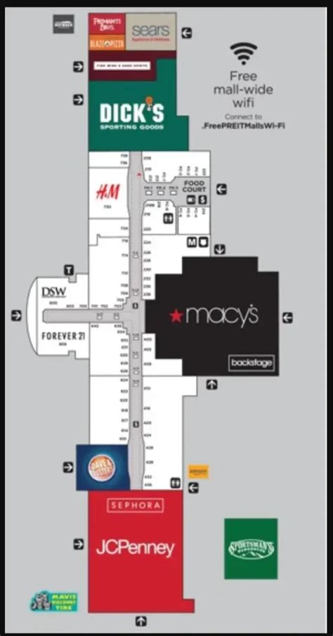 capital city mall map  maps