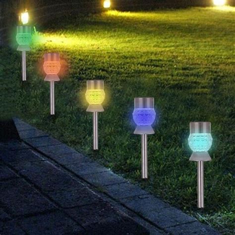 Piquet Solaire de Jardin Déco RGB Lampe Solaire Limoges Trendszy