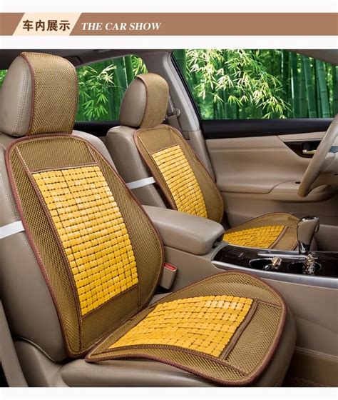 Aliexpress Buy Fashion Summer Bamboo Universal Car Seat Cover Set