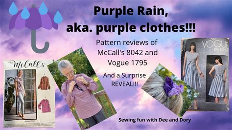 Purple Rain Pattern Review M8042 V1795 9 4 22 Youtube