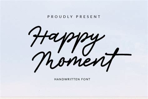 Happy Moment Font Muwattastudio Fontspace