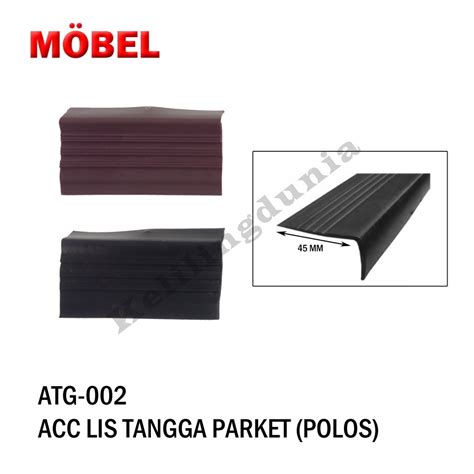 Jual Step Nosing List Tangga Karet Anti Slip Hitam Polos Shopee Indonesia