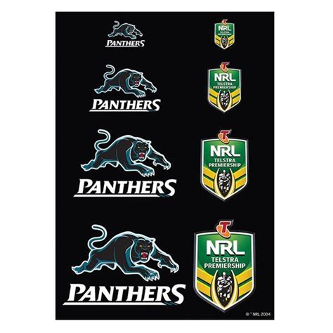 NRL PENRITH PANTHERS A4 LOGO SHEET | EDIBLE IMAGE