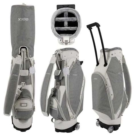 Xxio Caster Bag W Wheels Ggc X114w Grey Zone Golf