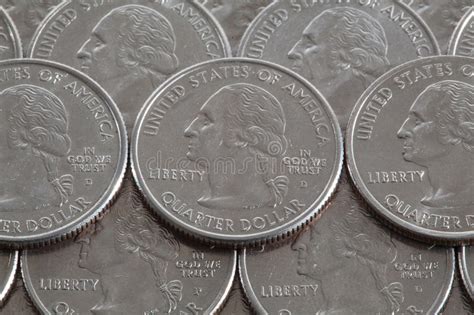 US dollar coins stock image. Image of invest, cent, metal - 28820187