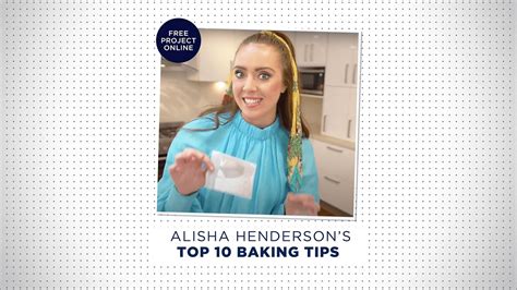 Alisha Hendersons Top 10 Baking Tips Cake Making Spotlight Stores