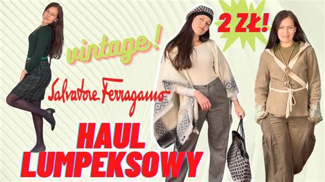 Haul lumpeksowy kupiłam vintage buty Ferragamo Sale po 2 zł i