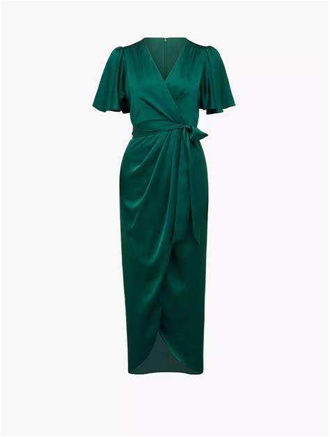 Jual Forever New Carolina Satin Midi Dress Original Zalora