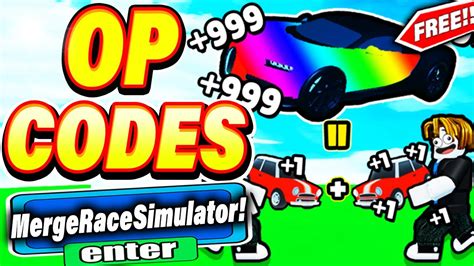 All New Secret Codes In Roblox Merge Race Simulator New Codes In