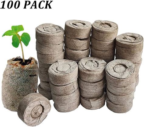 Peat Pellets 100 Pcs 45mm Seed Starting Plugs Seeds Starter Pallet