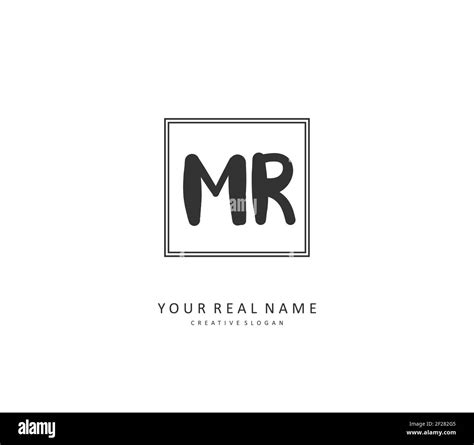 Mr initials logo Cut Out Stock Images & Pictures - Alamy