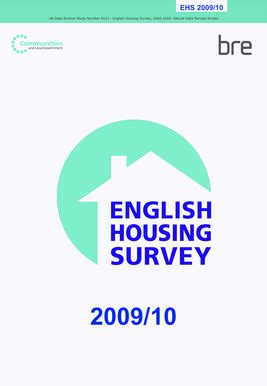 Fillable Online English Housing Survey Housing Stock Data