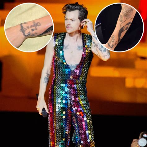 Harry Styles Tattoo Tour Photos And Meanings Of His Tattoos Life And Style