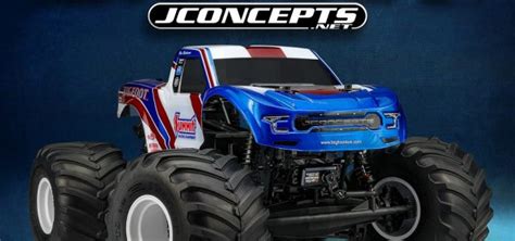 Jconcepts Summit Racing Bigfoot Clear Monster Truck Ford Raptor