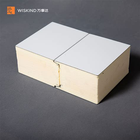 PU Rockwool Sandwich Cleanroom Walkable Ceiling Panel China Rock Wool