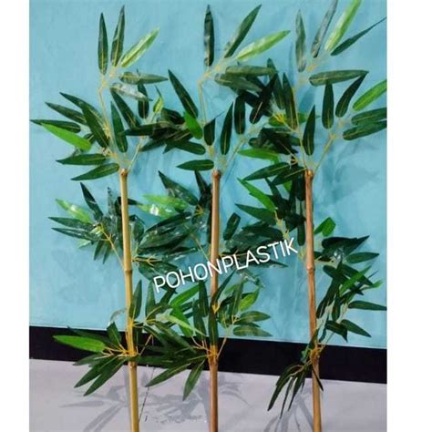 Jual Bambu Partisi Cm Batang Bambu Artificial Bambu Plastik