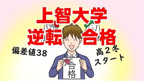 大学受験、逆転合格！偏差値38から上智大学に合格した先輩の体験談をマンガで紹介。 Youtube