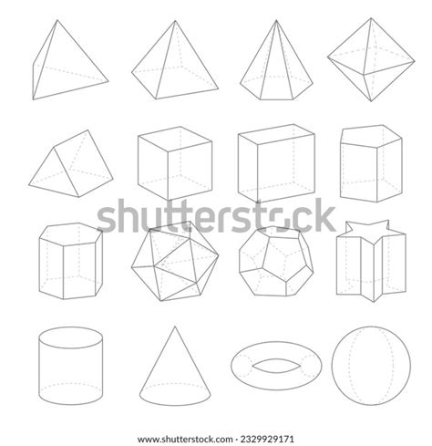 Outline Vector Types Geometric Shapes Stock Vector (Royalty Free) 2329929171 | Shutterstock