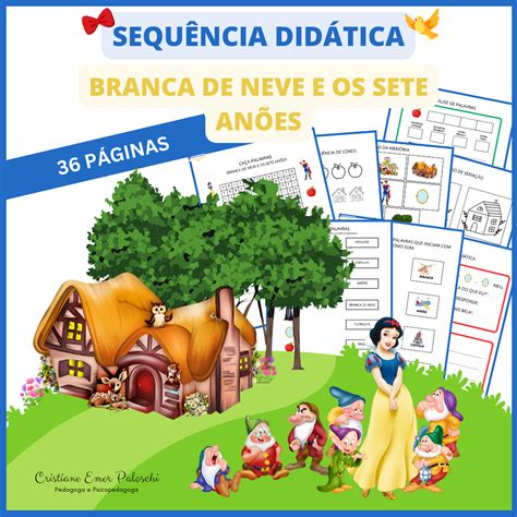 Sequência Didática Branca de Neve e os Sete Anões Cristiane Emer