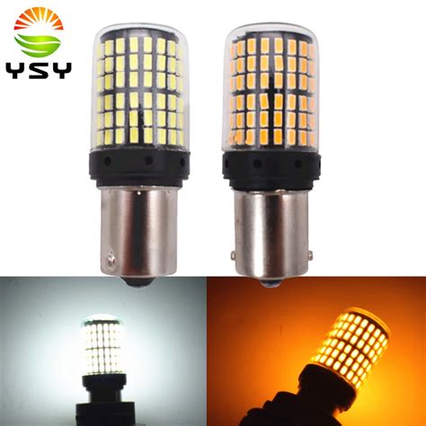 1pcs 3014 144smd Canbus S25 1156 BA15S P21W LED BAY15D BAU15S PY21W