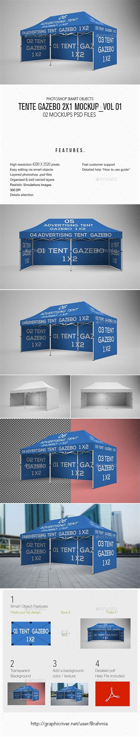 Tente Gazebo X Mockup Vol Mockup Canopy Design Gazebo