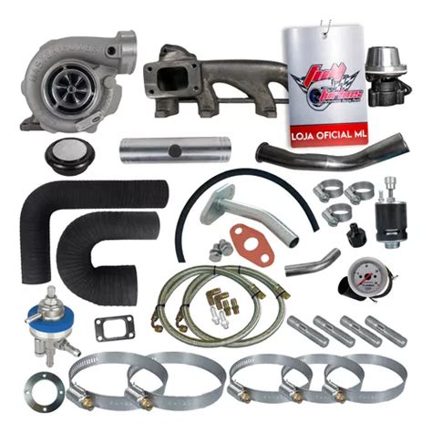 Kit Turbo Vw Ap Mi Ar Dir Turbina Master Power R