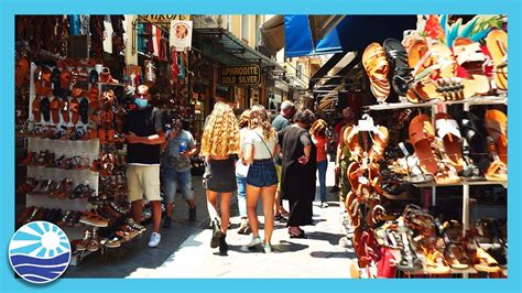 Monastiraki Flea Market In Athens Greece Youtube