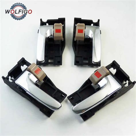 Wolfigo Pcs Front Rear Left Right Inside Door Handle Set Ac