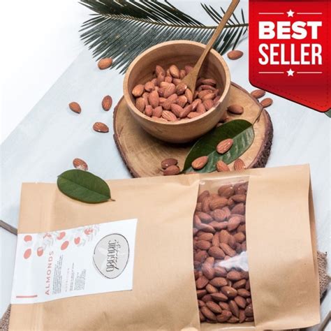 Promo Kacang Almond Mentah Kg Premium Natural Raw Whole Almond