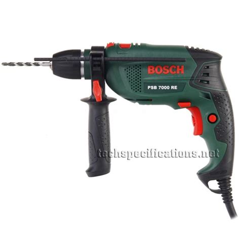 Bosch Psb Re Hammer Drill Technical Specifications